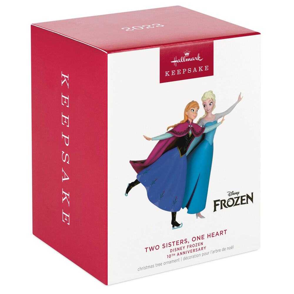2023 Hallmark Keepsake Ornament - Disney Frozen Two Sisters, One Heart