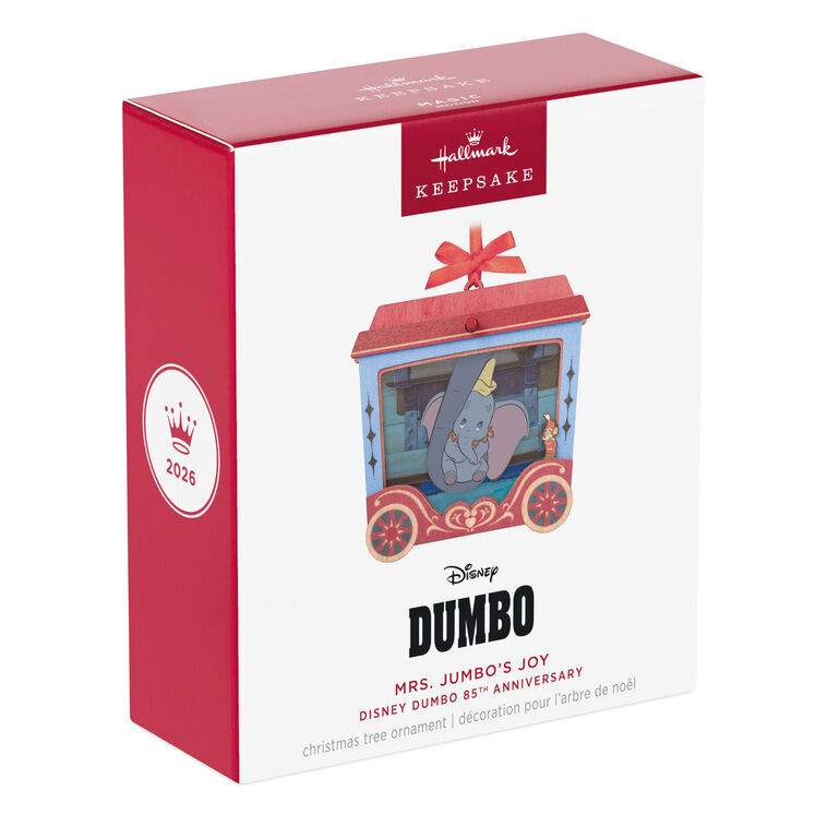 2026 Hallmark Keepsake Ornament - Disney Dumbo 85th Anniversary Mrs. Jumbo's Joy Papercraft