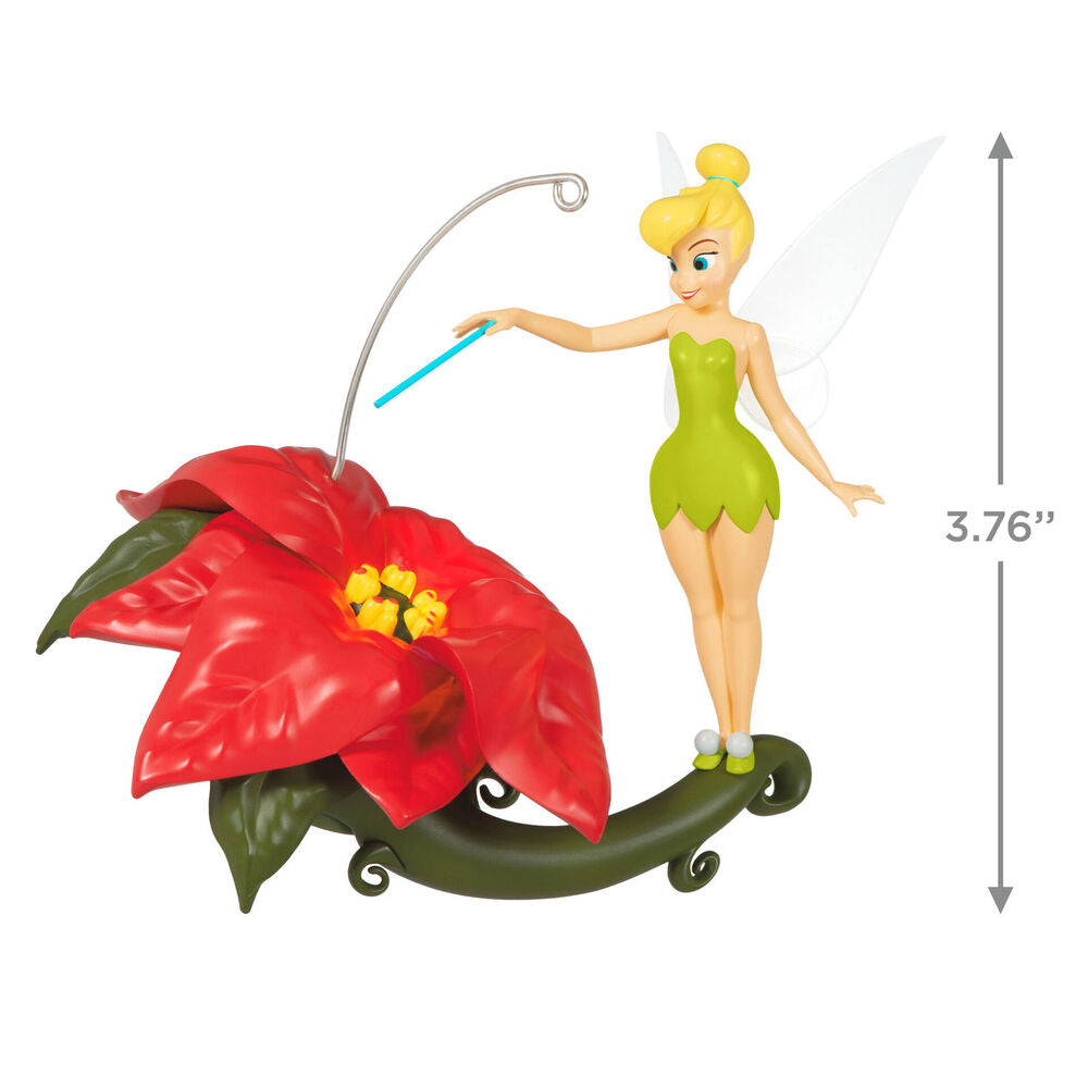 2023 Hallmark Keepsake Ornament - Disney Tinker Bell Pixie-Dusted Poinsettia