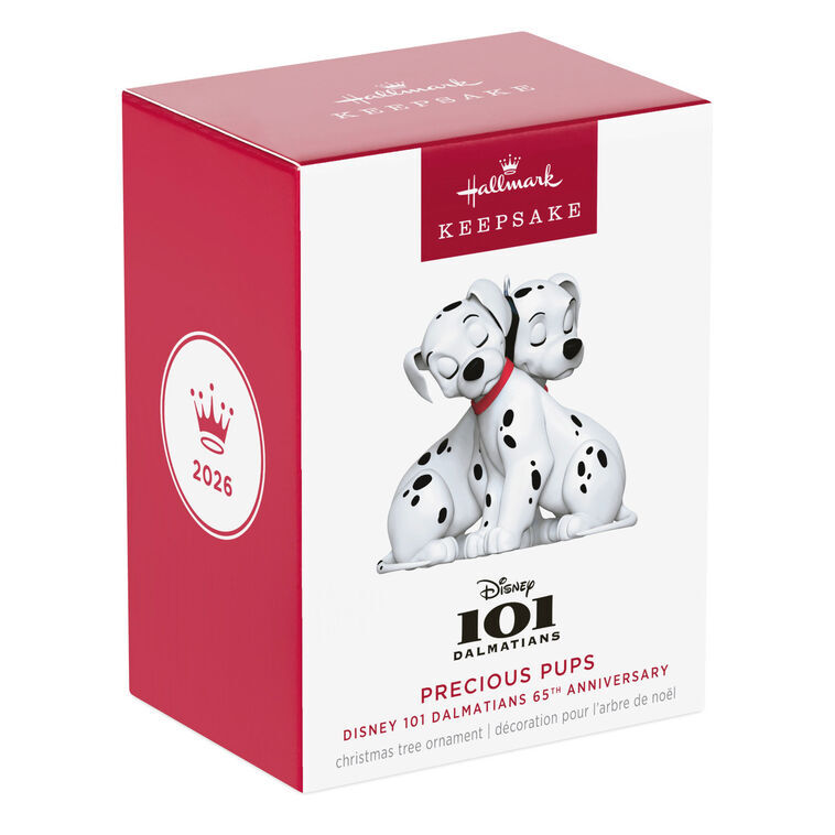 2026 Hallmark Keepsake Ornament - Disney 101 Dalmatians 65th Anniversary Precious Pups