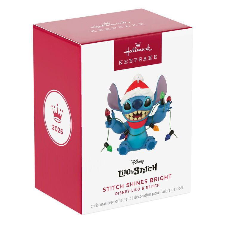 2026 Hallmark Keepsake Ornament - Disney Lilo & Stitch Shines Bright