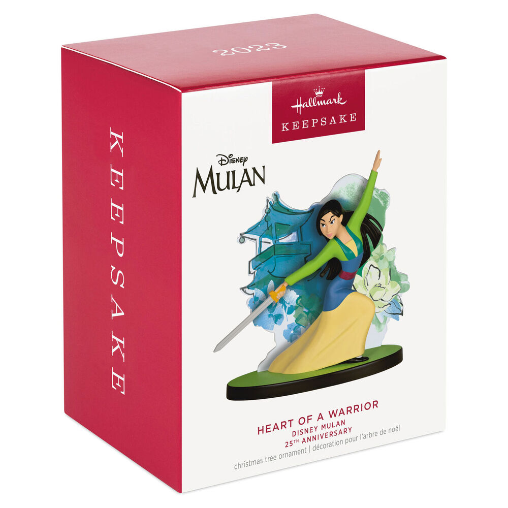 2023 Hallmark Keepsake Ornament - Disney Mulan Heart of a Warrior