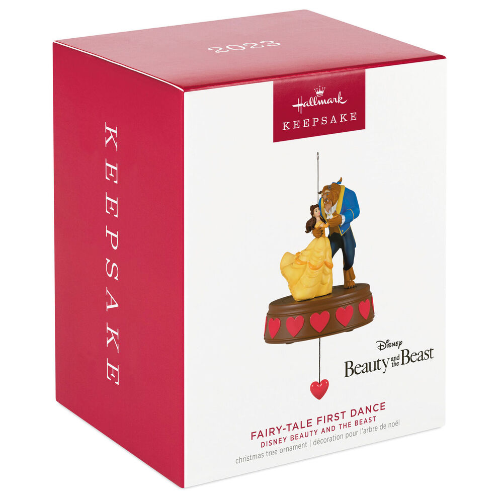 2023 Hallmark Keepsake Ornament - Disney Beauty and the Beast Fairy-Tale First Dance