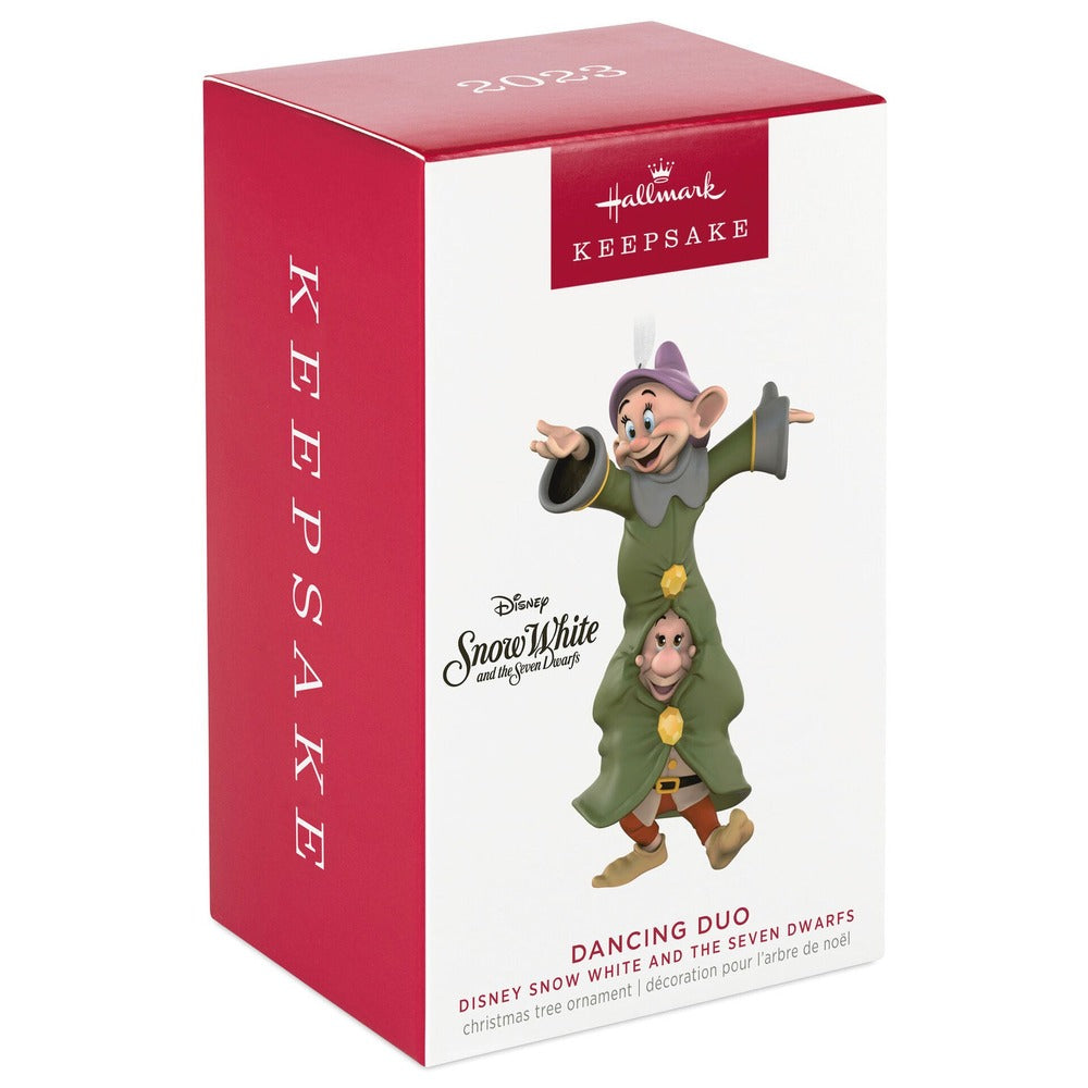 2023 Hallmark Keepsake Ornament - Disney Snow White and the Seven Dwarfs Dancing Duo