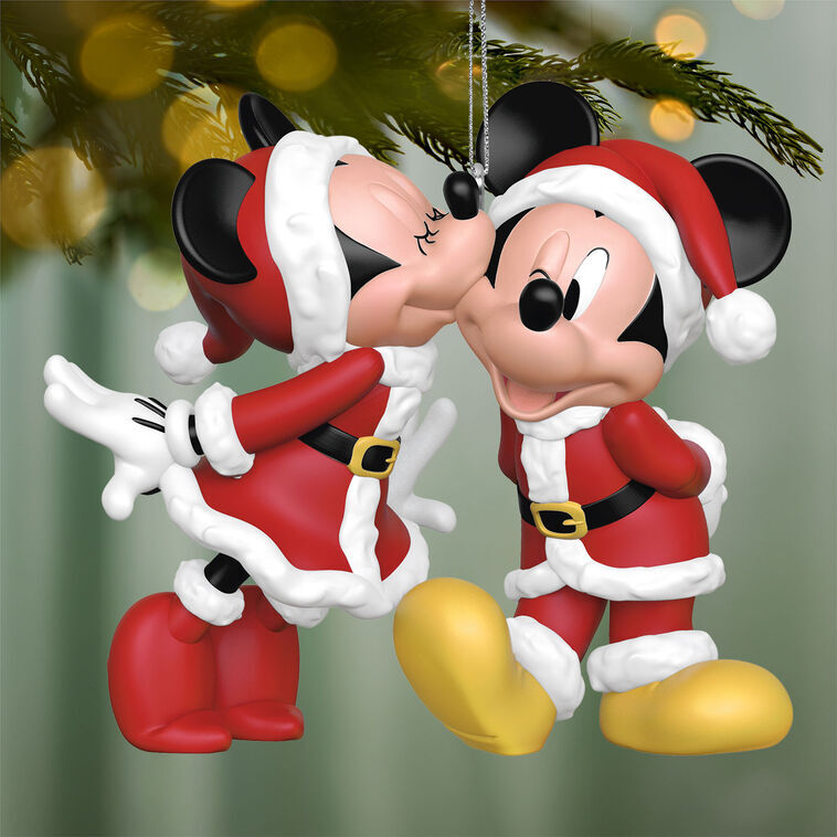 2026 Hallmark Keepsake Ornament - Disney Mickey & Minnie Merry Kissmas!