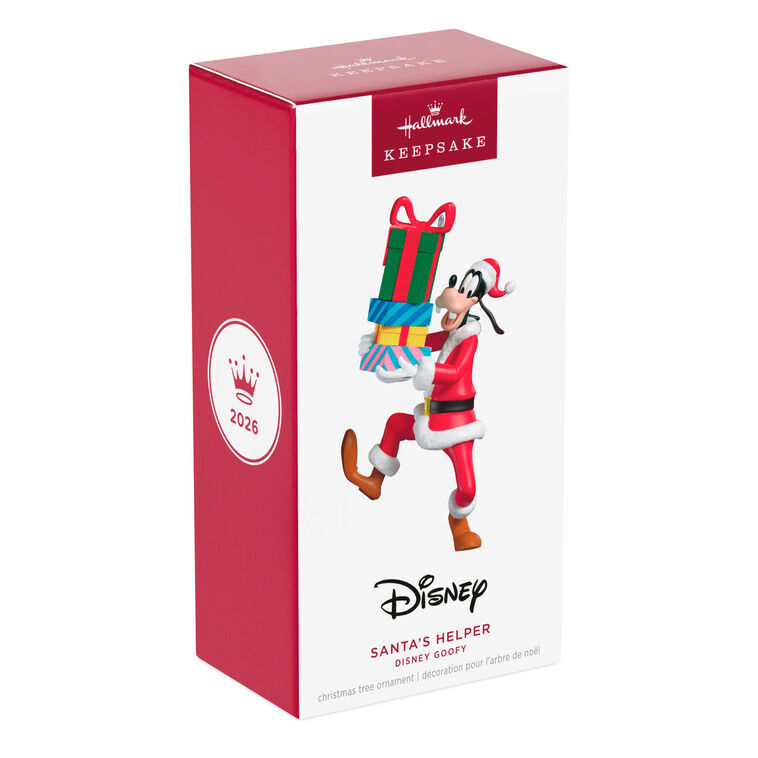 2026 Hallmark Keepsake Ornament - Disney Goofy Santa's Helper