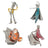 2023 Hallmark Keepsake Ornament - Disney D100 Pixar and Princesses Set of 4