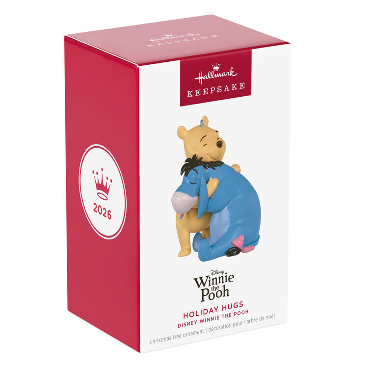 2026 Hallmark Keepsake Ornament - Disney Winnie the Pooh Holiday Hugs