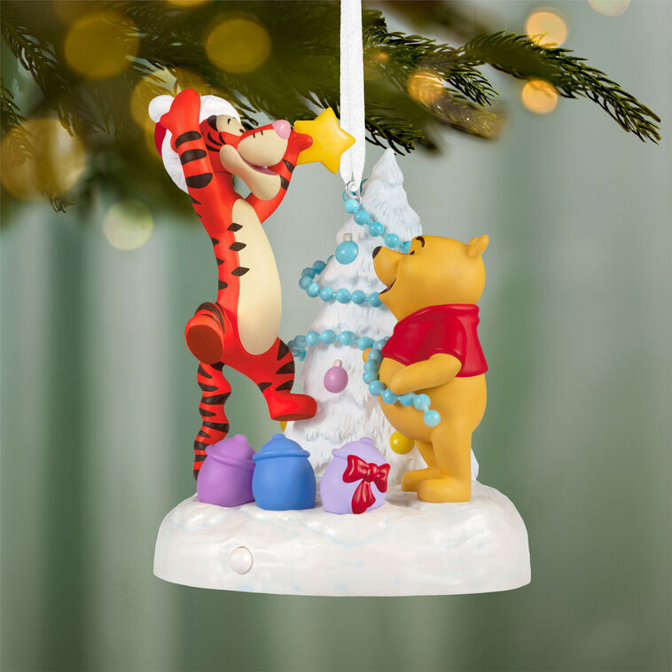 2026 Hallmark Keepsake Ornament - Disney Winnie the Pooh A Tigger-ific Tree Musical with Light