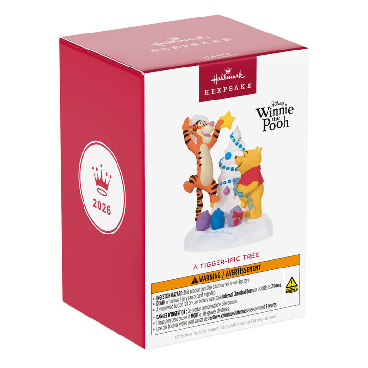 2026 Hallmark Keepsake Ornament - Disney Winnie the Pooh A Tigger-ific Tree Musical with Light