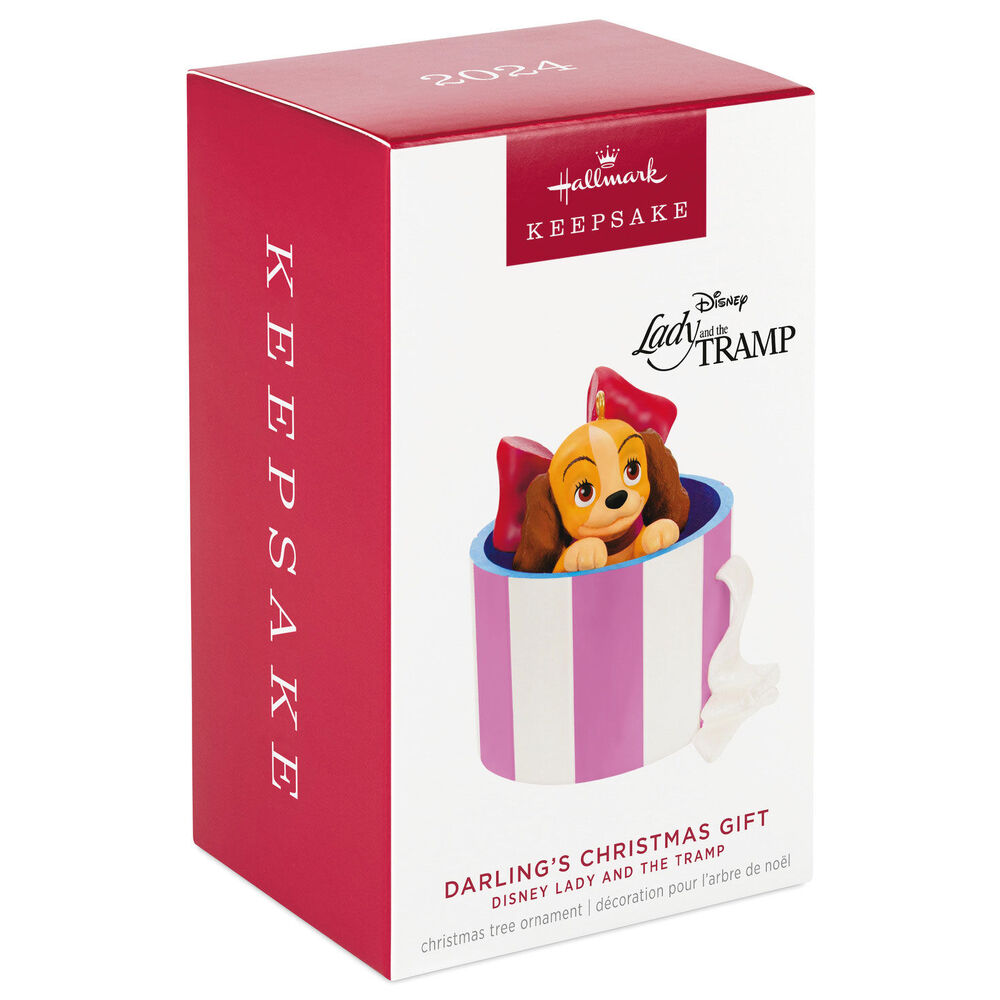 2024 Hallmark Keepsake Ornament - Disney Lady and the Tramp Darling's Christmas Gift