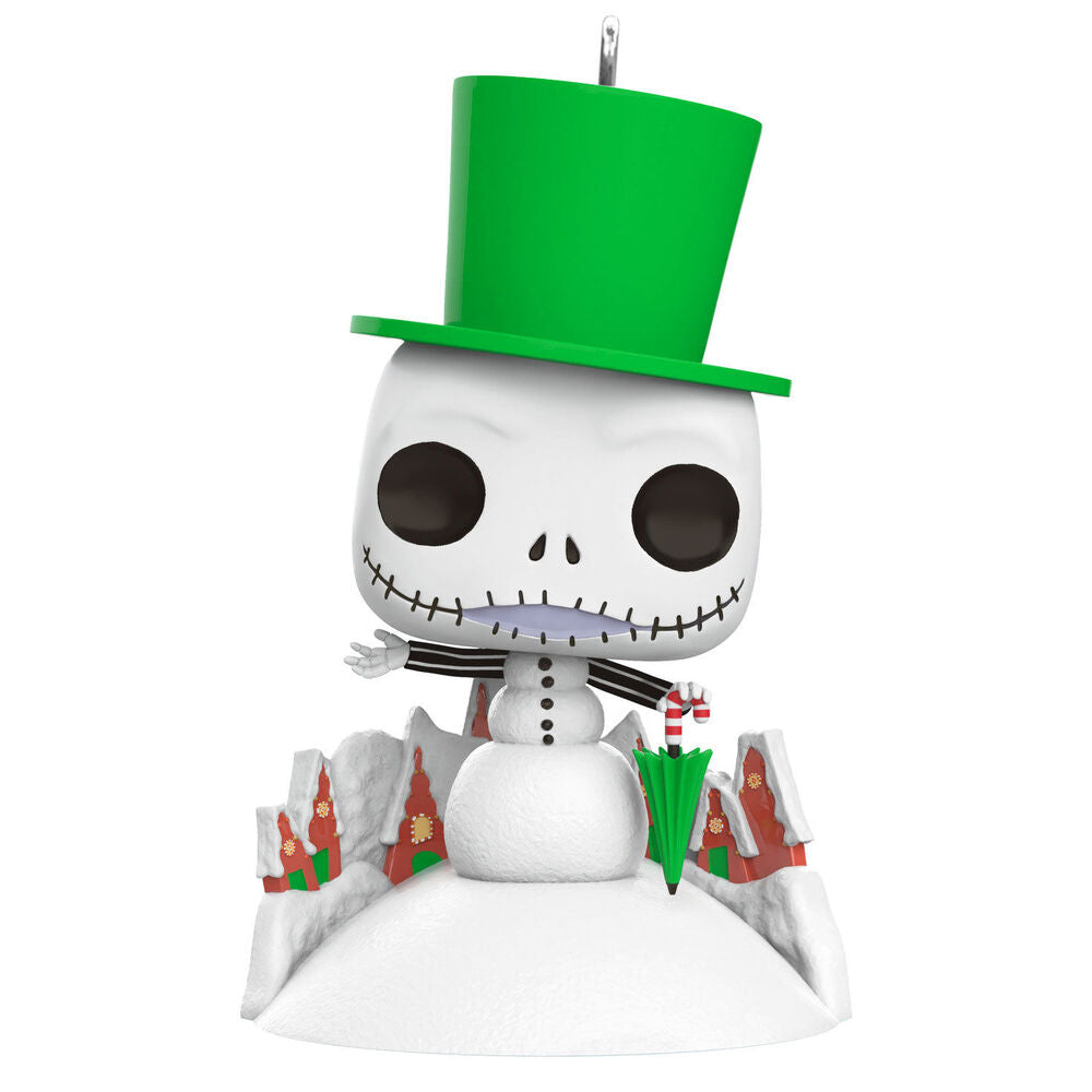2024 Hallmark Keepsake Ornament - Disney Nightmare Before Christmas Jack Skellington Snowman Funko Pop!