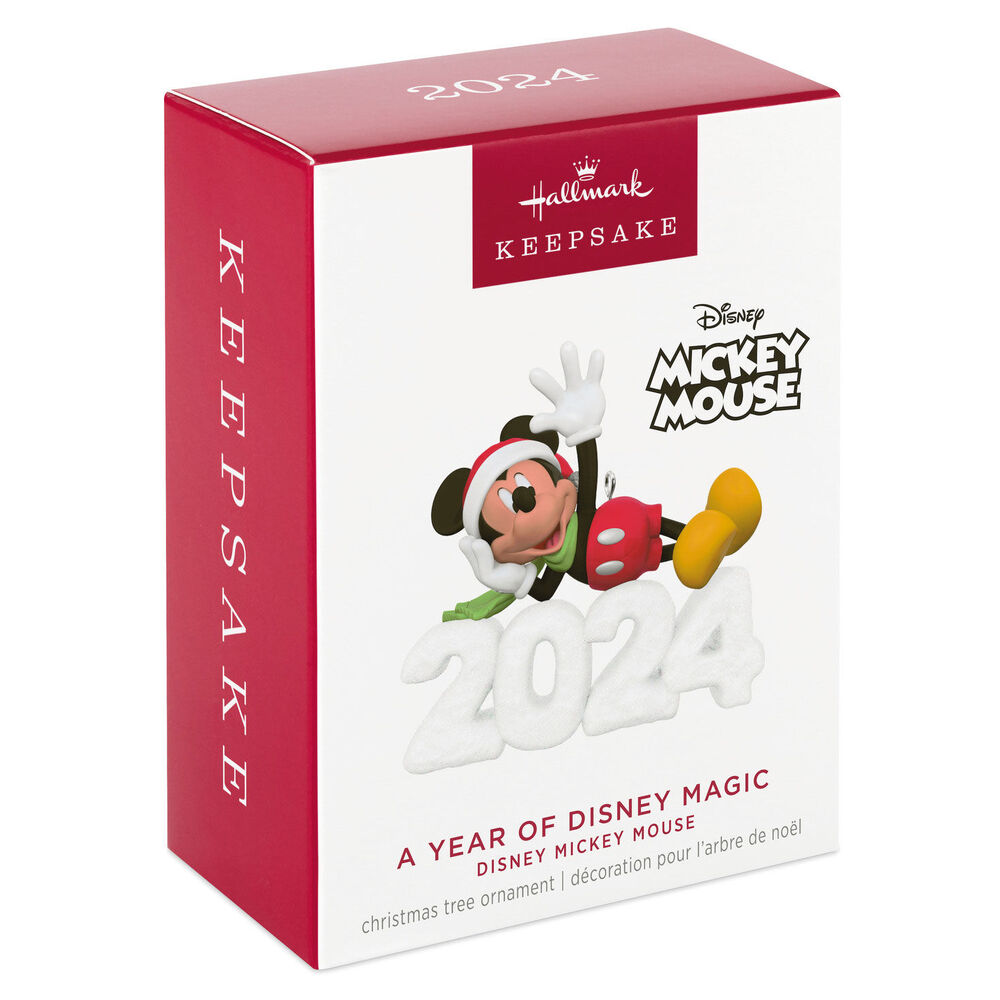2024 Hallmark Keepsake Ornament - Disney Mickey Mouse A Year of Disney Magic