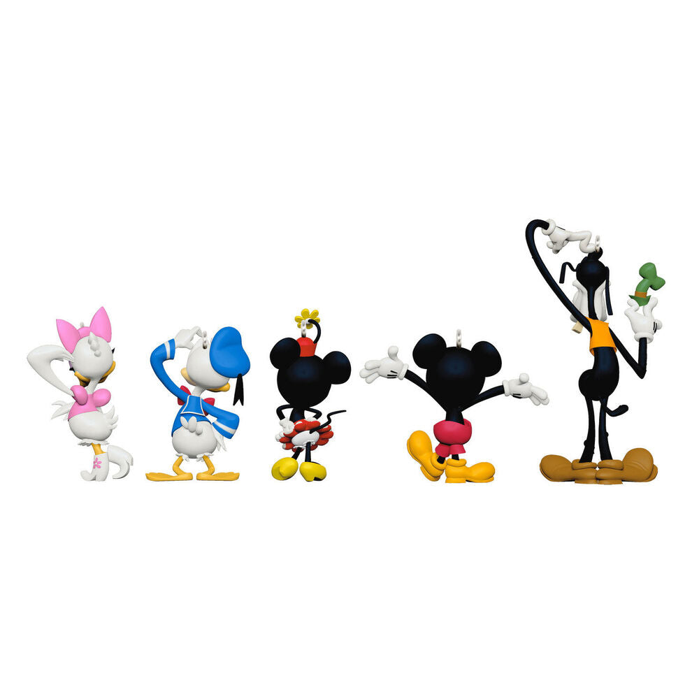 2024 Hallmark Keepsake Ornament - Disney Mickey and Friends Forever Friends (Set of 5)