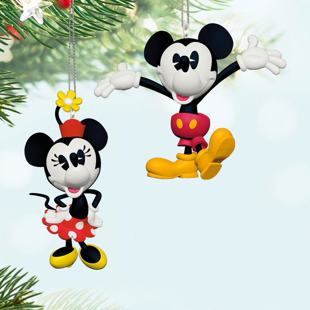 2024 Hallmark Keepsake Ornament - Disney Mickey and Friends Forever Friends (Set of 5)