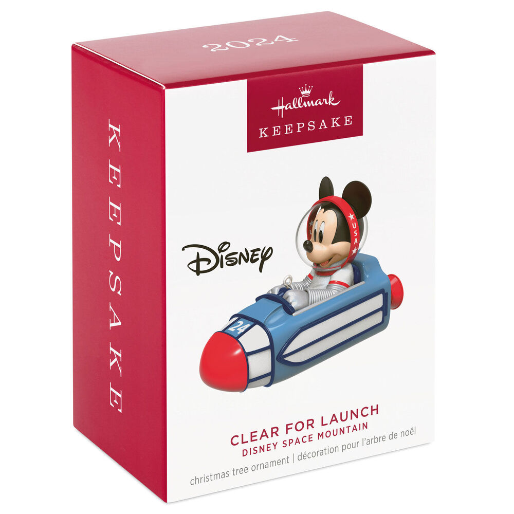 2024 Hallmark Keepsake Ornament - Disney Space Mountain Clear For Launch