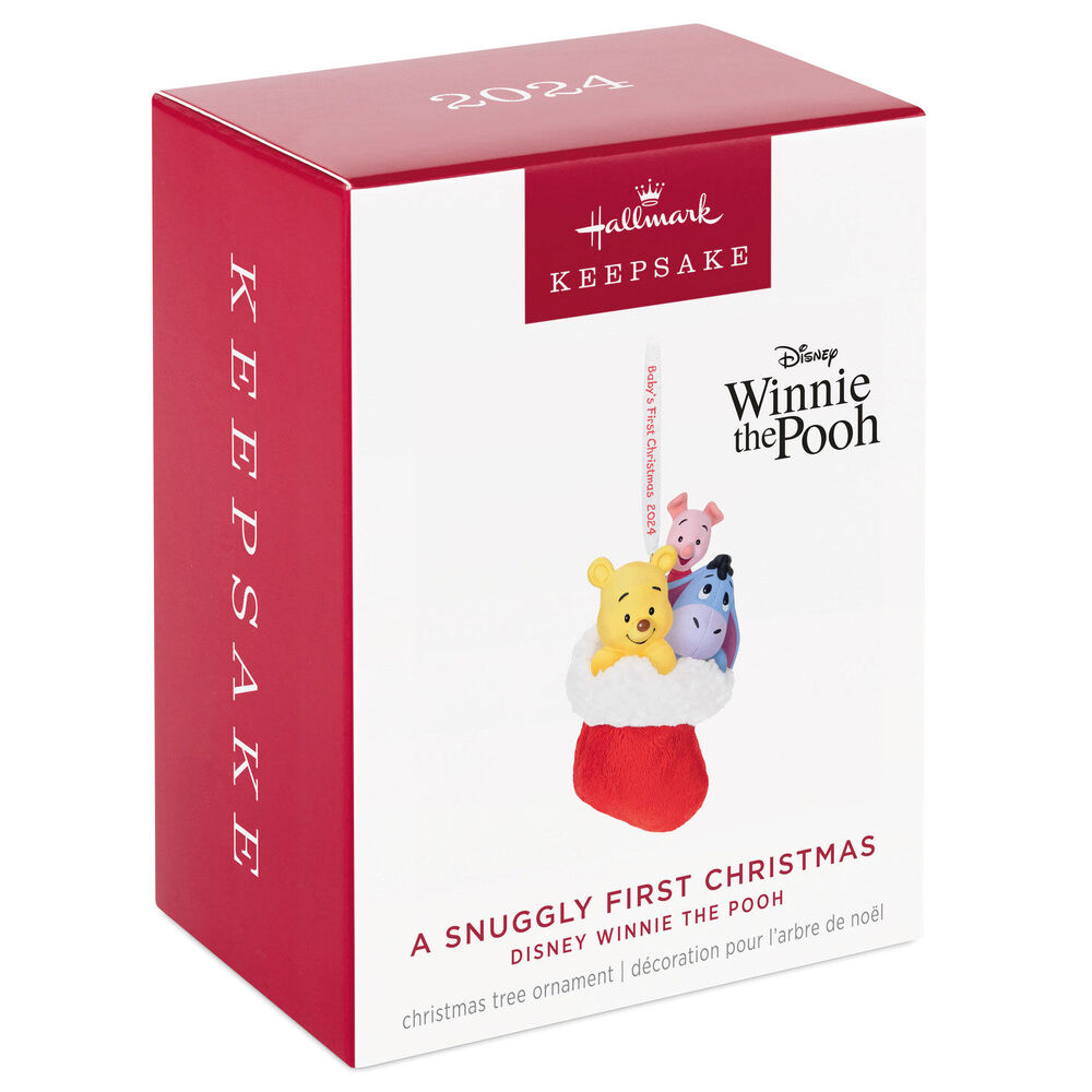 2024 Hallmark Keepsake Ornament - Disney Winnie the Pooh A Snuggly First Christmas