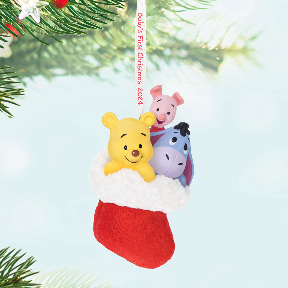 2024 Hallmark Keepsake Ornament - Disney Winnie the Pooh A Snuggly First Christmas