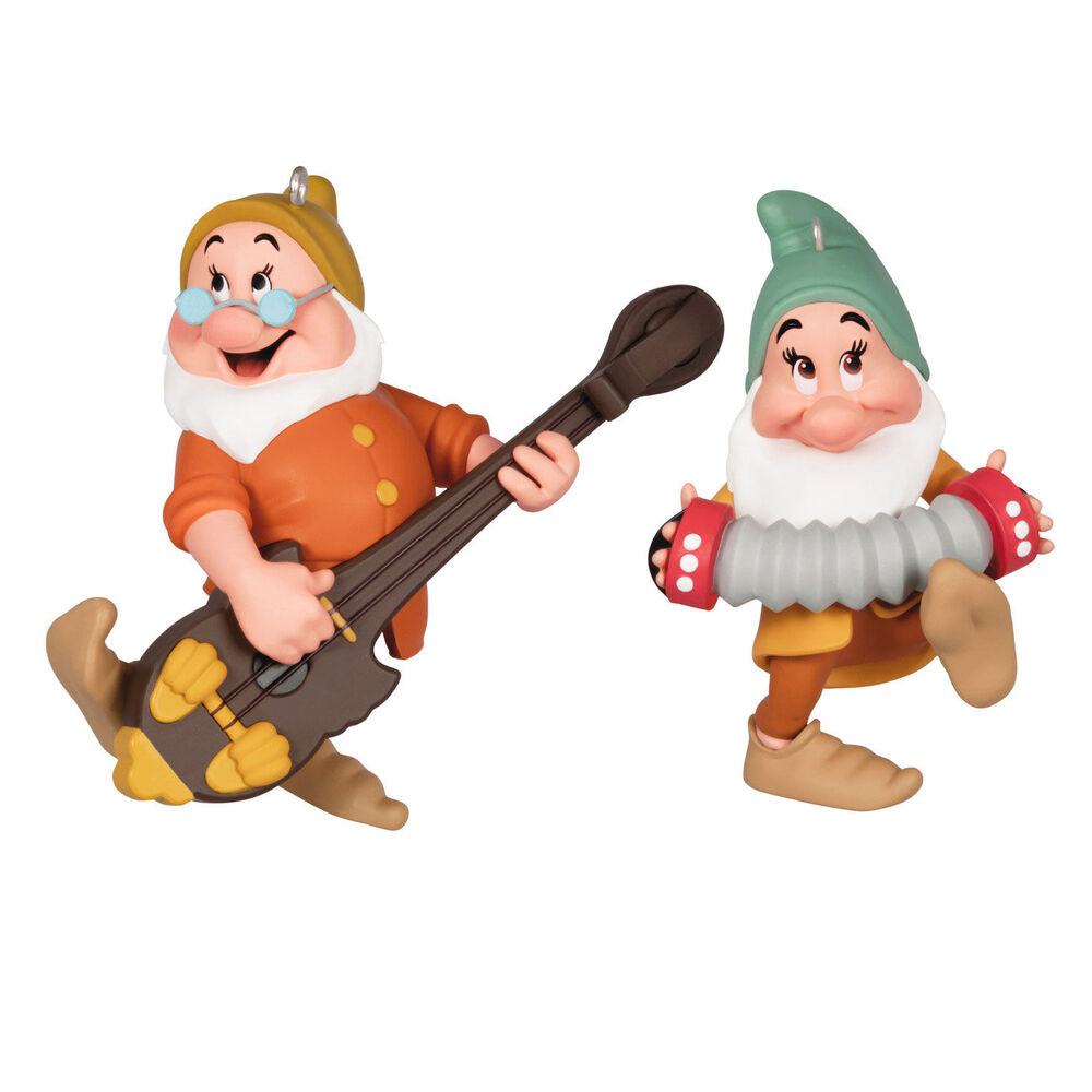 2024 Hallmark Keepsake Ornament - Disney Snow White and the Seven Dwarfs Bashful and Doc Porcelain (Set of 2)