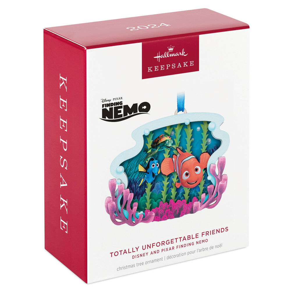 2024 Hallmark Keepsake Ornament - Disney Pixar Finding Nemo Totally Unforgettable Friends Papercraft