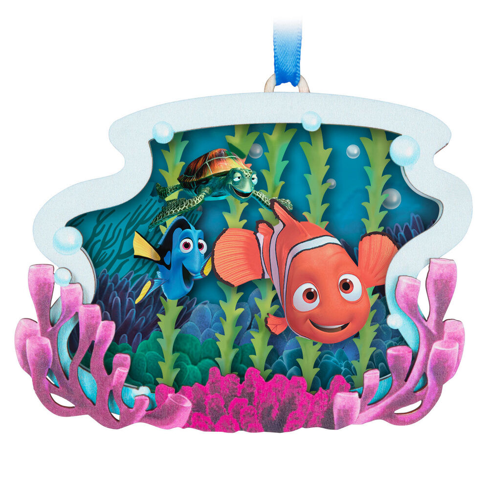 2024 Hallmark Keepsake Ornament - Disney Pixar Finding Nemo Totally Unforgettable Friends Papercraft