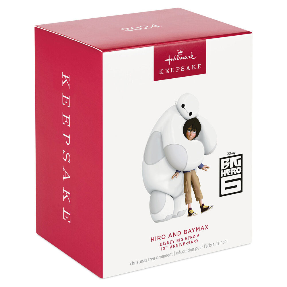 2024 Hallmark Keepsake Ornament - Disney Big Hero 6 10th Anniversary Hiro and Baymax