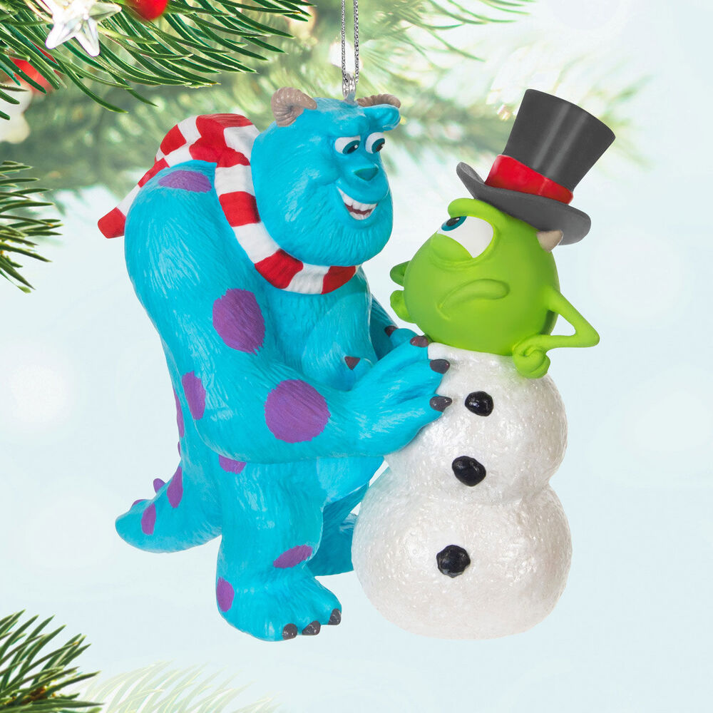 2024 Hallmark Keepsake Ornament - Disney Pixar Monsters Inc. Sulley Builds a Snow-Mike