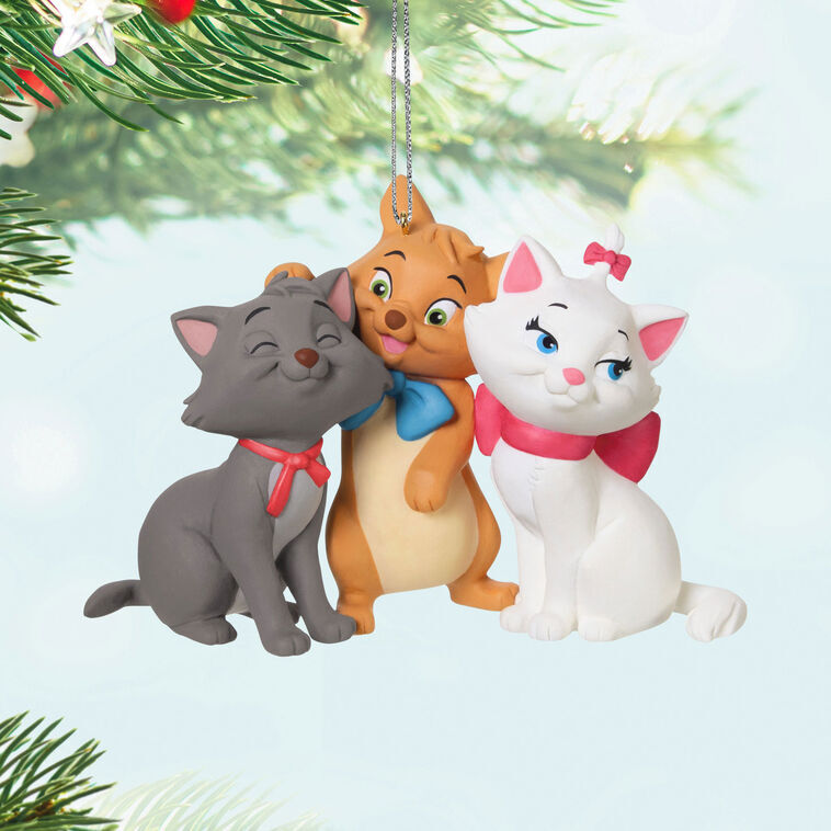 2025 Hallmark Keepsake Ornament - Disney The Aristocats 55th Anniversary Berlioz, Toulouse and Marie