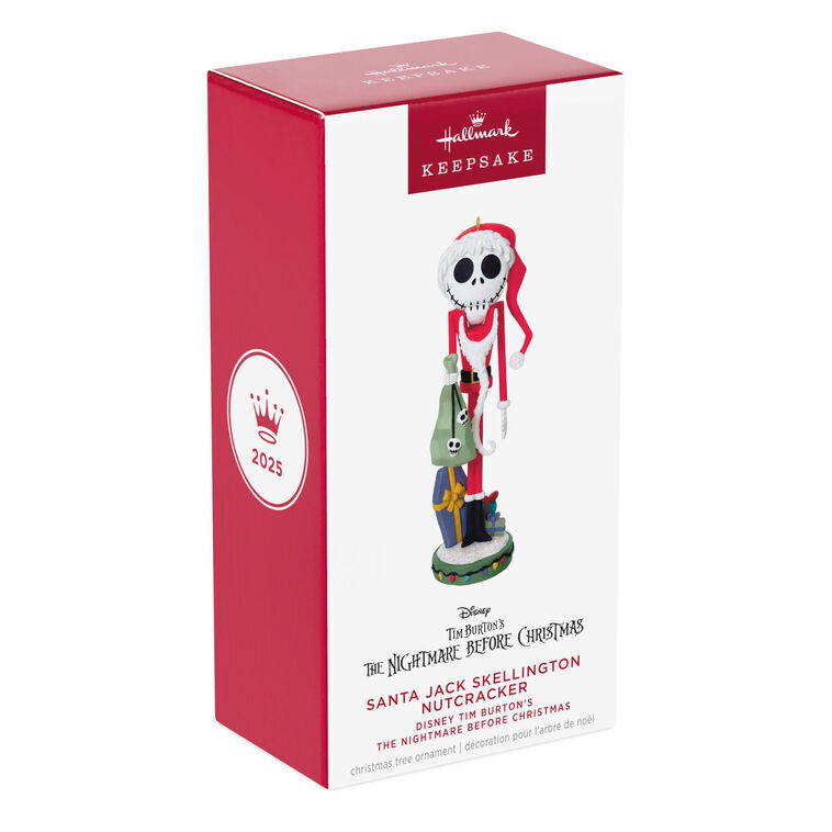 2025 Hallmark Keepsake Ornament - Disney The Nightmare Before Christmas Santa Jack Nutcracker