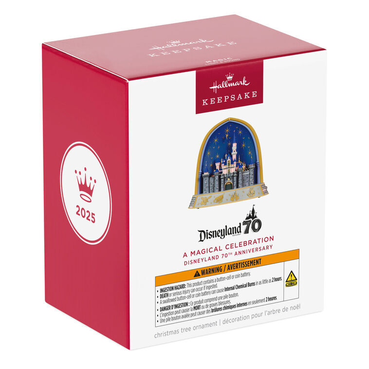 2025 Hallmark Keepsake Ornament - Disneyland 70th Anniversary A Magical Celebration Musical with Light