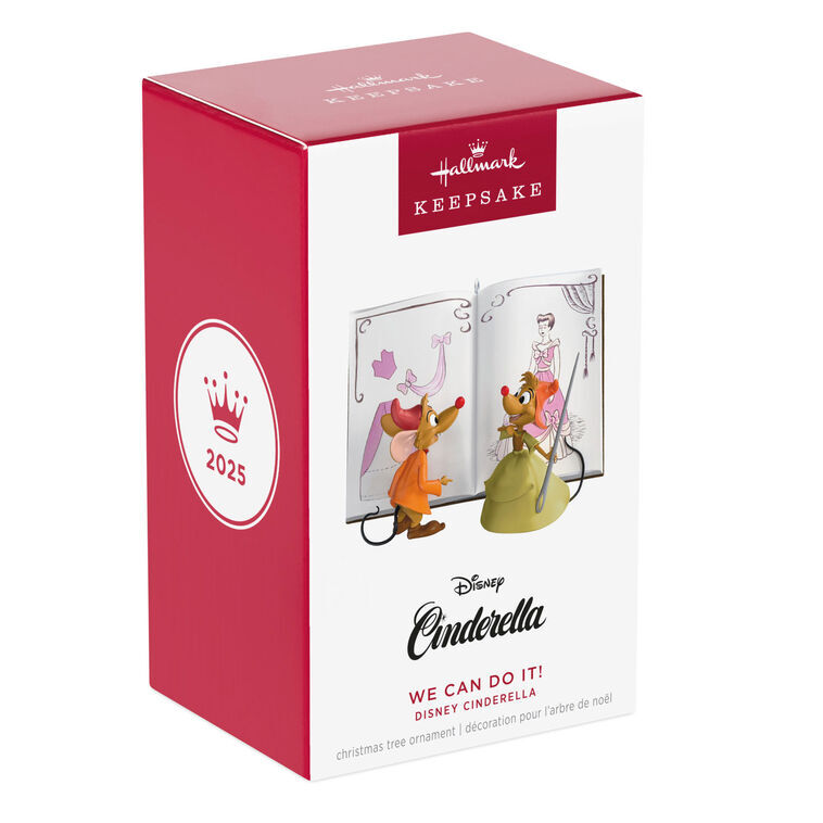 2025 Hallmark Keepsake Ornament - Disney Cinderella We Can Do It!