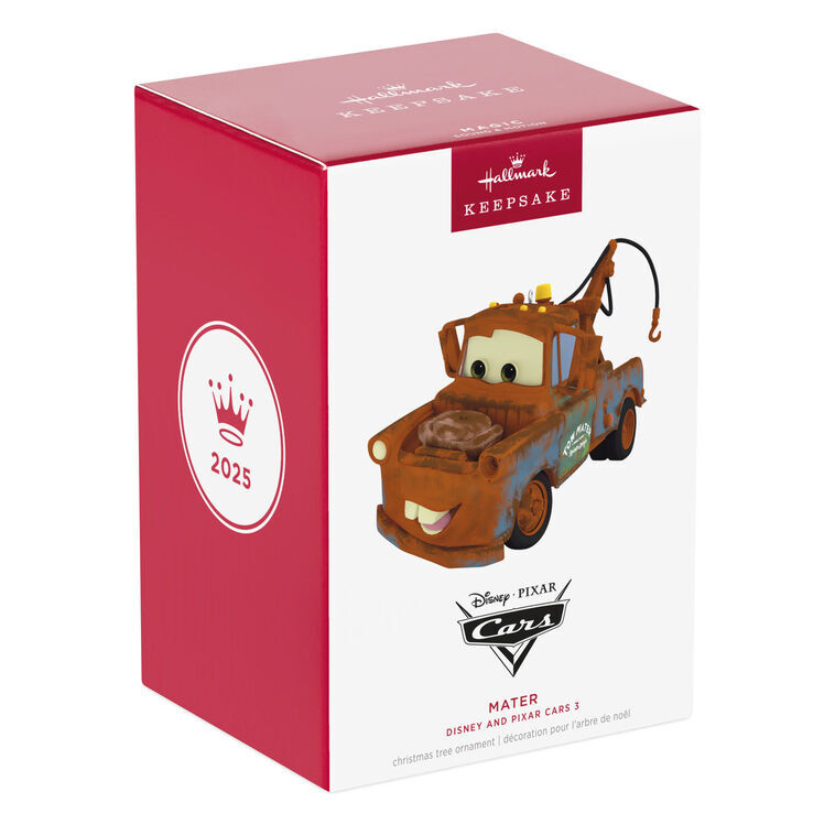 2025 Hallmark Keepsake Ornament - Disney Pixar Cars 3 Mater