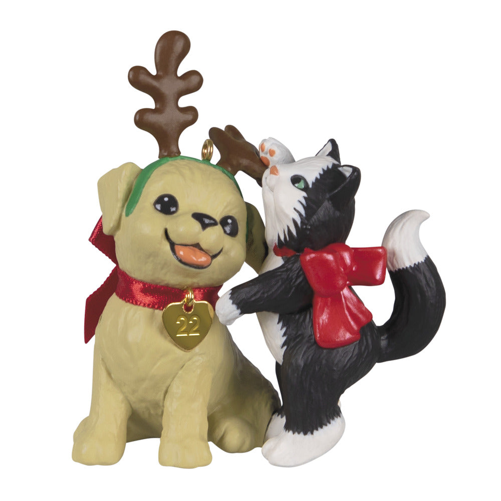 2022 Hallmark Keepsake Ornament - Spruced-Up Pets Special Edition