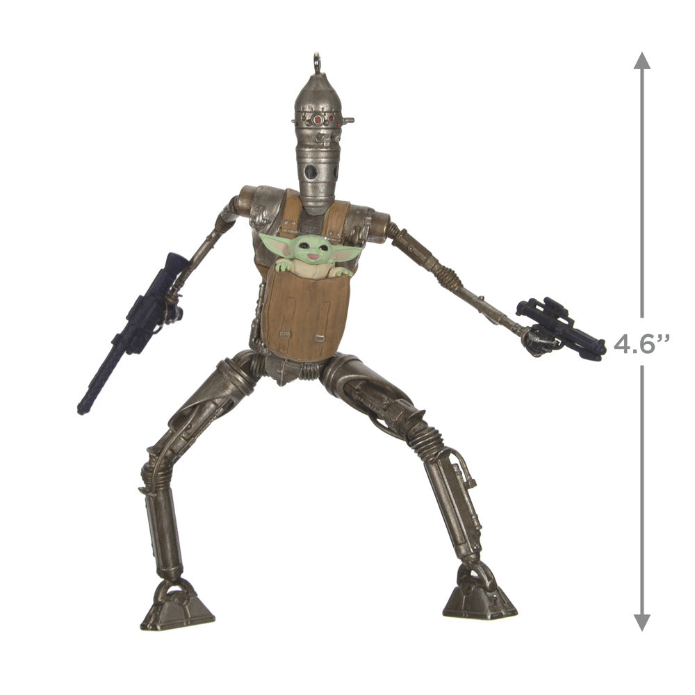 2022 Hallmark Keepsake Ornament - Star Wars: The Mandalorian IG-11 and Grogu