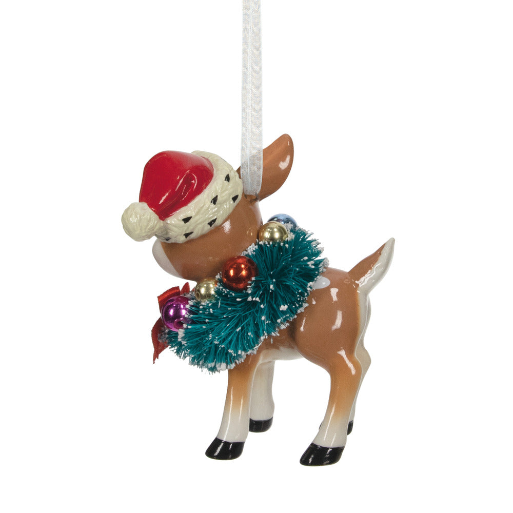 2022 Hallmark Keepsake Ornament - Retro Reindeer Porcelain