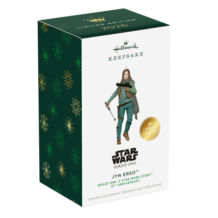 2026 Hallmark Keepsake Ornament - Star Wars Rogue One 10th Anniversary Jynn Erso