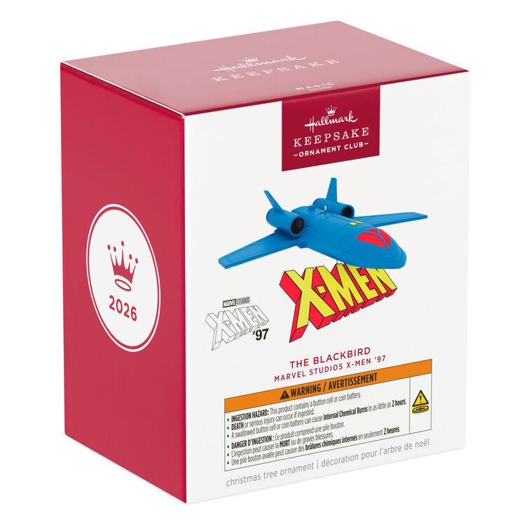 2026 Hallmark Keepsake Ornament - Marvel  X-Men '97 The Blackbird with Sound
