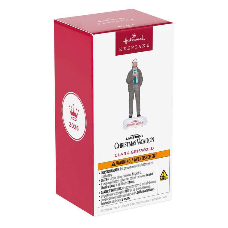 2026 Hallmark Keepsake Ornament - National Lampoon's Christmas Vacation Clark Griswold with Sound