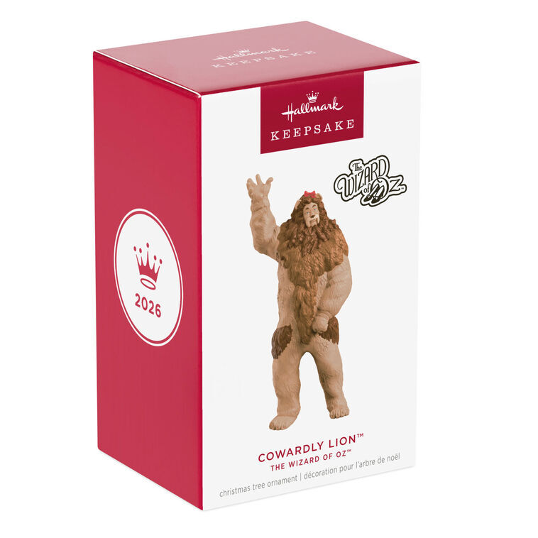 2026 Hallmark Keepsake Ornament - The Wizard of Oz Cowardly Lion