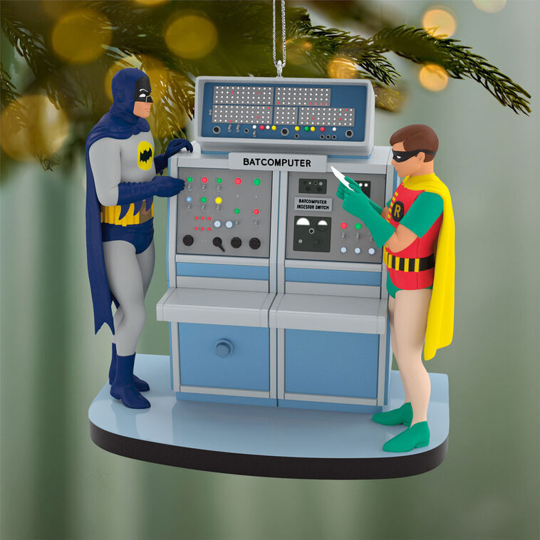 2026 Hallmark Keepsake Ornament - DC Batman the Classic TV Series Batcomputer with Light and Sound