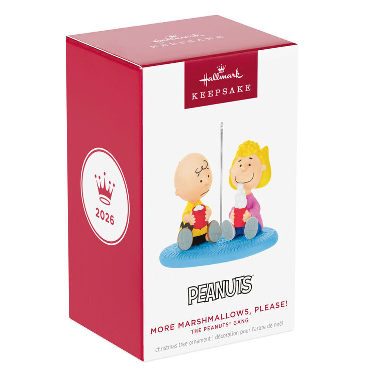 2026 Hallmark Keepsake Ornament - The Peanuts Gang More Marshmallows, Please!