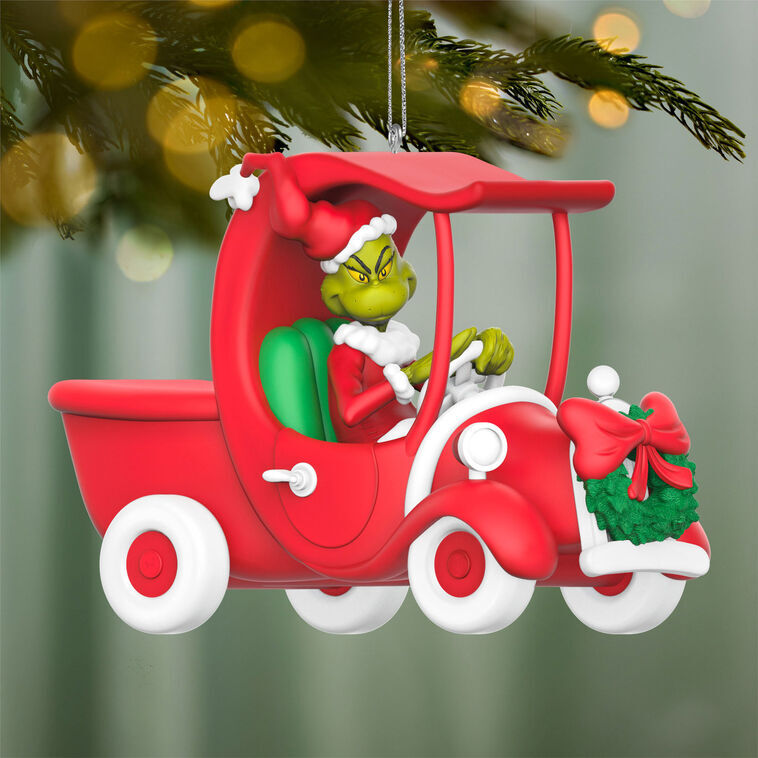 2026 Hallmark Keepsake Ornament - Dr. Seuss's How the Grinch Stole Christmas A Grinchy Sleigh On The Way