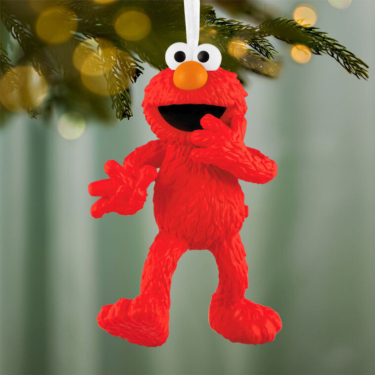2026 Hallmark Keepsake Ornament - Sesame Street 30th Anniversary Tickle Me Elmo with Motion-Activated Sound