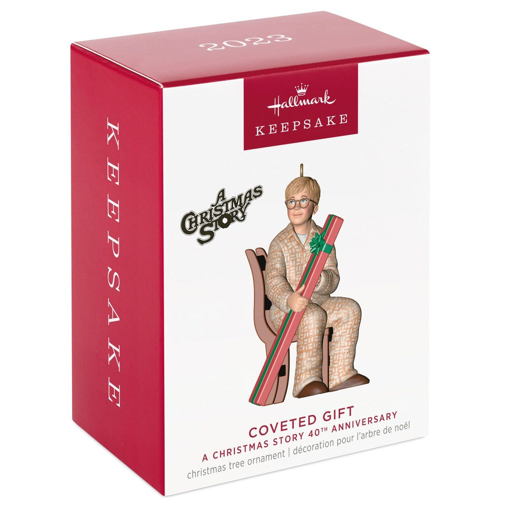 2023 Hallmark Keepsake Ornament - A Christmas Story 40th Anniversary Coveted Gift