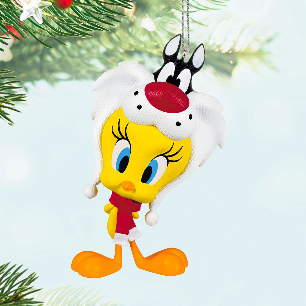 2024 Hallmark Keepsake Ornament - Looney Tunes Tweety Puddy Tat Hat