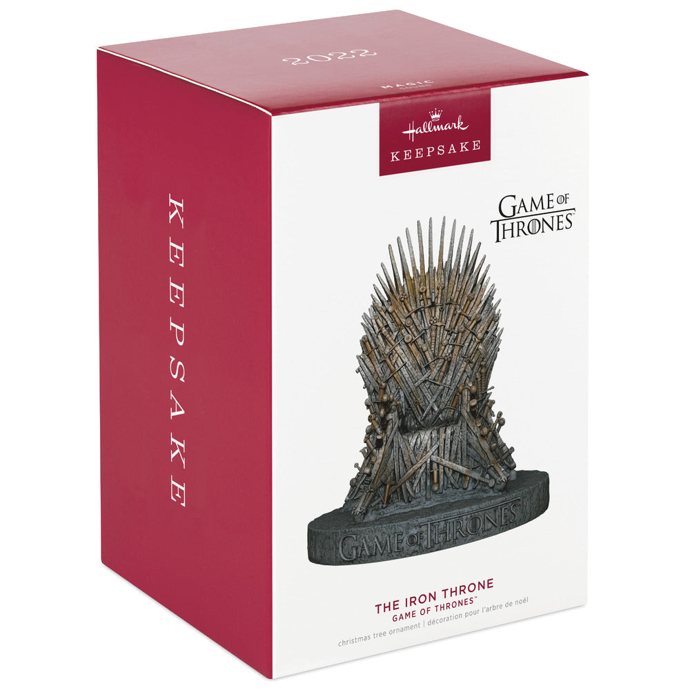 2022 Hallmark Keepsake Ornament - Game of Thrones The Iron Throne Musical