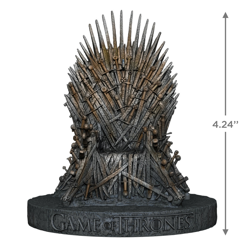2022 Hallmark Keepsake Ornament - Game of Thrones The Iron Throne Musical
