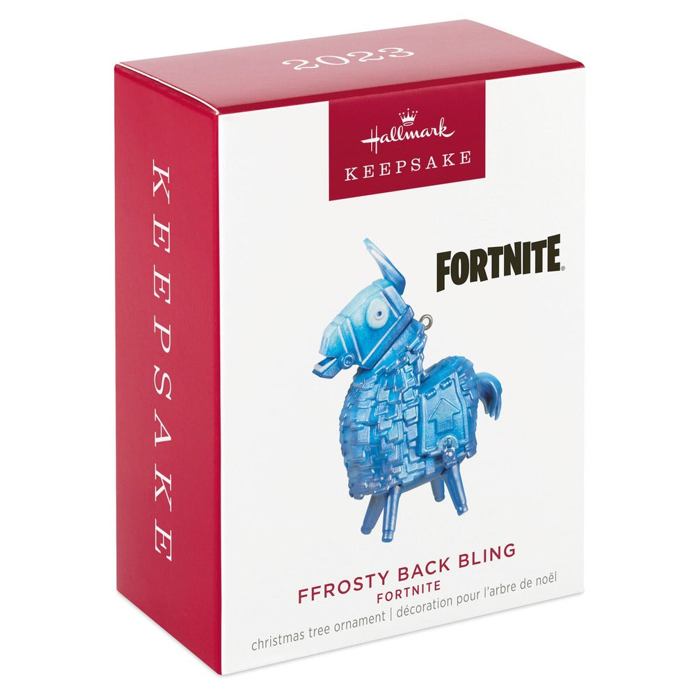 2023 Hallmark Keepsake Ornament - Fortnite Ffrosty Back Bling