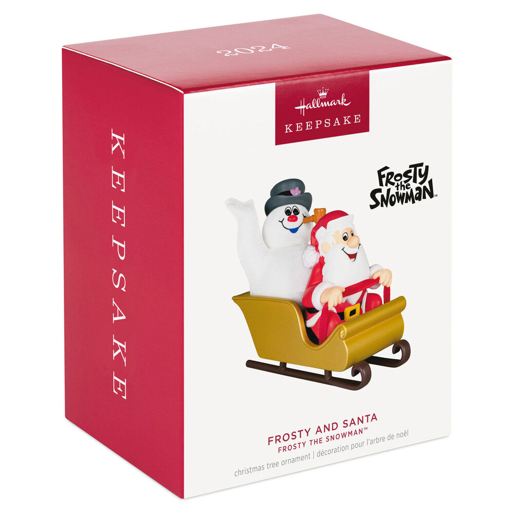 2024 Hallmark Keepsake Ornament - Frosty the Snowman Frosty and Santa