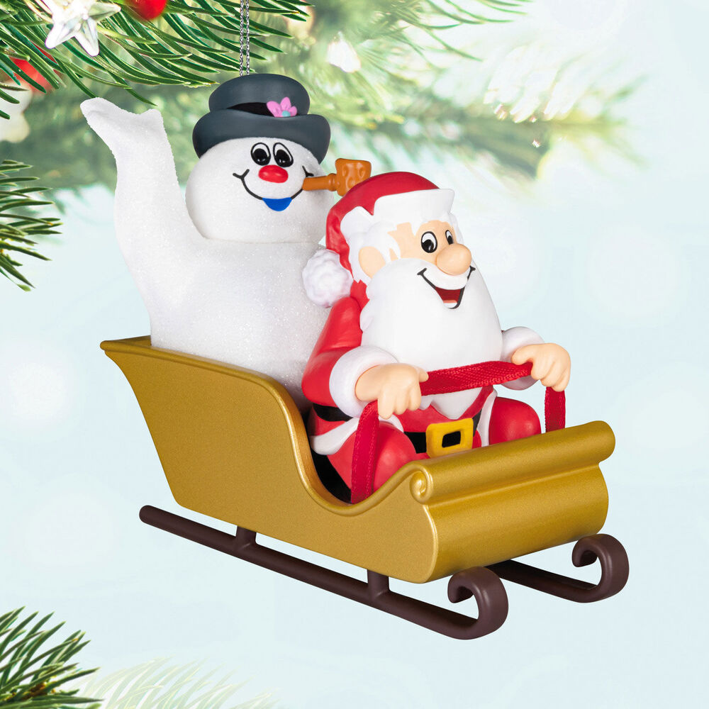 2024 Hallmark Keepsake Ornament - Frosty the Snowman Frosty and Santa